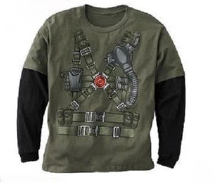 Boys' Layered Long Sleeve Flight Suit Graphic Shirt ~ Size XL (18-20)  - Picture 1 of 5
