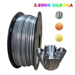 3D Printer Filament 2.85mm 3mm 1KG 2.2LB Silk PLA Spool Silky Metal Shine Shiny - Picture 1 of 15