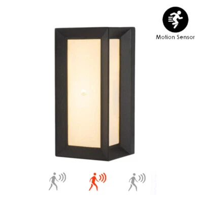 18W LED Außenleuchte mit Bewegungsmelder Wandleuchte Anthrazit Sensor Außenlampe - Bild 1 von 4