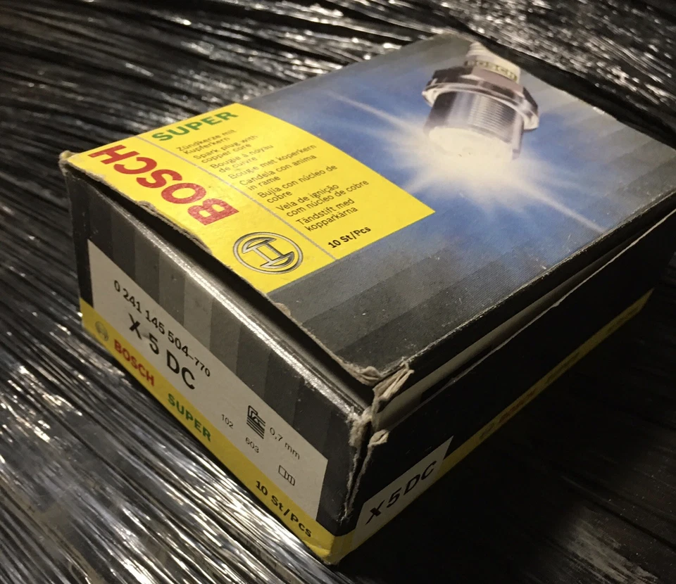 ДЕСЯТЬ (10) свечей зажигания Bosch X5DC SUPER Cu-Electrode для BMW M3, M5, M6 ВИНТАЖ - Изображение 1 из 2