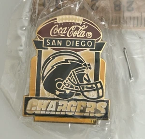 San Diego Chargers, Coca Cola Lapel Pin 1994 - Picture 1 of 3