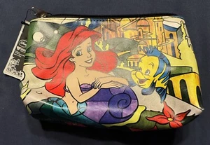 Loungefly Disney Die kleine Meerjungfrau Arielle Flunder Reißverschluss Beutel 7x5" Make-Up Reise - Bild 1 von 4