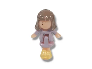 VTG 1993 Bluebird Polly Pocket Toy Shop Brunette Mini Figure only - Picture 1 of 2