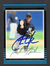 2002 BOWMAN #227  Christian Parker  NEW YORK YANKEES  SIGNED AUTOGRAPH AUTO COA