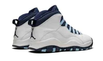 Tênis Nike Air Jordan 10 retrô azul gelo 2005 masculino tamanho 9 novo na caixa 310805-141 - Imagem 1 de 4