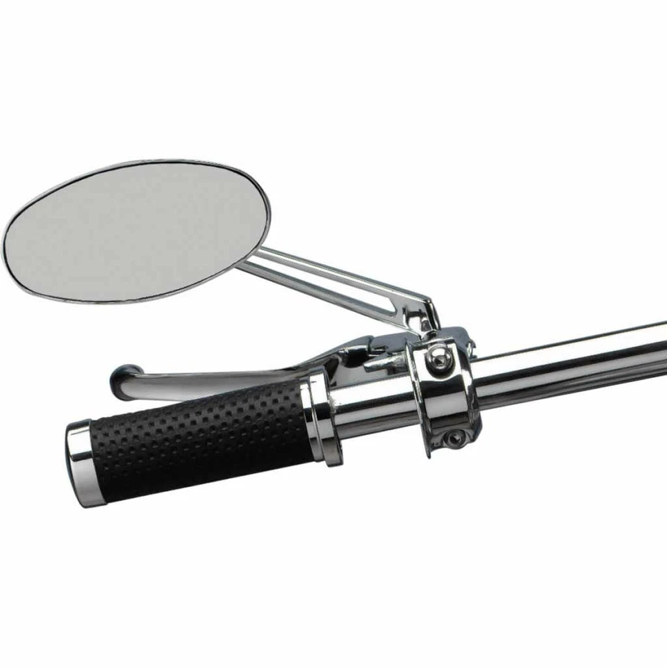 Specchi moto cromati Stealth per Harley Davidson sportster, dyna, 883, softail, - Immagine 1 di 3