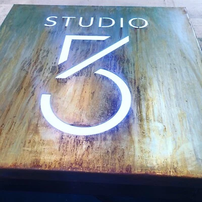 Illuminated LED Rusted Steel House Mail Box Signs Plaques Custom Made Laser Cut  - Image 1 of 4