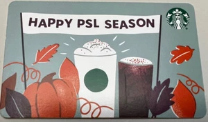 NEW-OOP ! - STARBUCKS CARD 2021 " HAPPY PSL SEASON " PUMPKIN SPICE LATTE - Picture 1 of 1