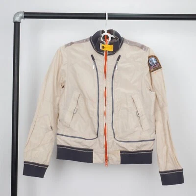 Chaqueta cortavientos PARAJUMPERS años beige nailon niños cremallera completa talla 12  Foto 1 de 4