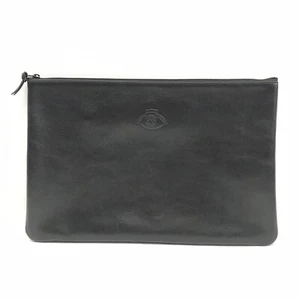 Ghurka McLaren Original Collection Black Leather Zipped Portfolio Document Pouch - Picture 1 of 14