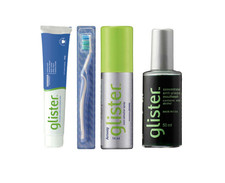 Amway GLISTER Toothpaste, Mint Spray, Toothbrush & Mouthwash