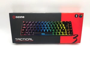 Ozone Bluetooth Tastatur Tactical Mini Mechanisch RGB - Schwarz QWERTY Spanisch - Bild 1 von 4