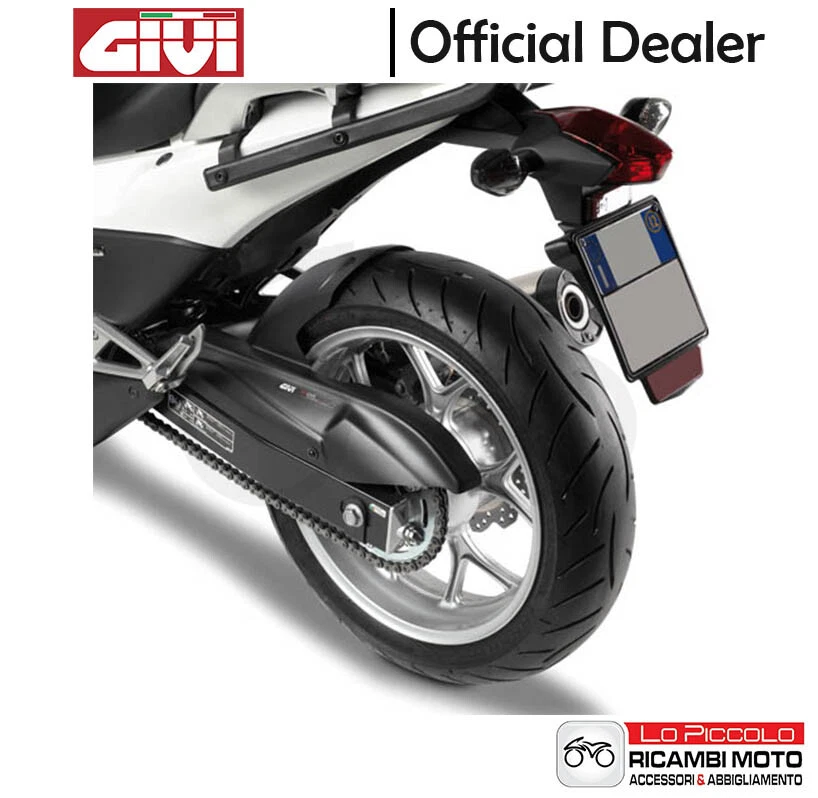Givi Mudguard Chain Guard Cover Abs Black Honda NC 750 S / X 2018 2019 2020 - Image 1 of 1