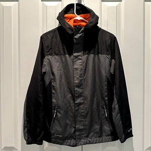 C9 by Champion Black Full Zip Winter Rain Wind Jacket Coat Boys Size L 12-14 - Picture 1 of 18