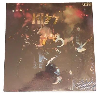 Sealed Kiss ‎Alive! 2xLP Record Club RE Non-Gatefold USA Casablanca 822-780-1 NM Foto 1 de 4