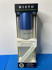 Misto Olive Oil Cooking Sprayer Pump Kitchen Tool Frosted Glass New in Box - Picture 1 of 17