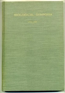CATTELL editor Biological Symposia (Vol 1)1940 Cell Theory Chromosome Structure - Picture 1 of 1