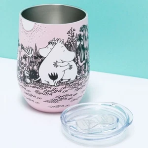 Official Pink Moomin Love Travel Cup from House Of Disaster - Picture 1 of 4