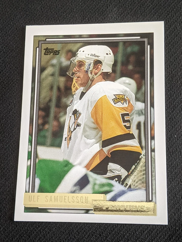 1992-93 Topps Gold ULF SAMUELSSON #127 Gold Parallel - Image 1 of 1