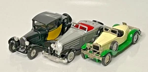Three 1970/80's Era Matchbox Models of Yesteryear Stutz/Mercedes/Bugatti - Picture 1 of 9
