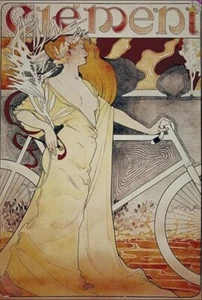 BICYCLE VINTAGE AD POSTER Clement RARE HOT NEW 2 - Picture 1 of 1