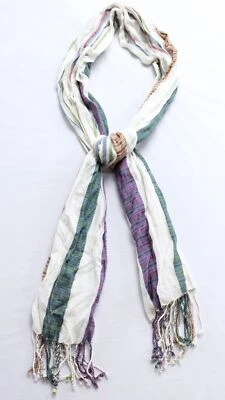 Michael Stars Mujer Playa Ruana Chal Bufanda CF6 Multicolor Rayas Talla Única Foto 1 de 3