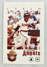 1984 Smokey Bear Baseball Card-California Angels-Rod Carew (HOF)
