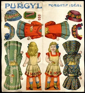 publicité Purgyl . découpi vêtements pour fillette - Foto 1 di 2