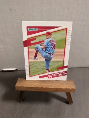 2021 Donruss Baseball Base #137 Adam Wainwright St. Louis Cardinals  - Image 1 of 2