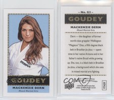 2018 Upper Deck Goodwin Champions Goudey Mini Mackenzie Dern #G3 Rookie RC