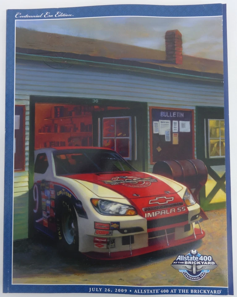 2009 Allstate 400 Brickyard Program Jimmie Johnson New Hendricks Motorsports - Image 1 of 4