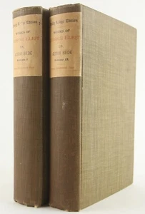 George Eliot's 1st Novel, Adam Bede In Two Volumes 1898 Holly Lodge Ltd. Edition - Imagen 1 de 12