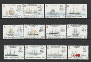 Brits Antarctica  459-470  ships and explorers 2008   postfris/mnh - Bild 1 von 1