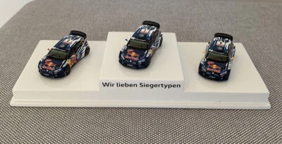 Podio Volkswagen Polo R WRC 2015 Montecarlo - scala 1/87 - modellini VW Spark - Immagine 1 di 4