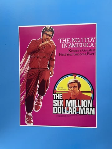 KENNER SIX MILLION DOLLAR MAN #1 TOY IN AMERICA POSTER BRAND NEW Cover