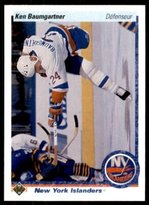 1990-91 Upper Deck Ken Baumgartner RC New York Islanders #439 - Image 1 of 2