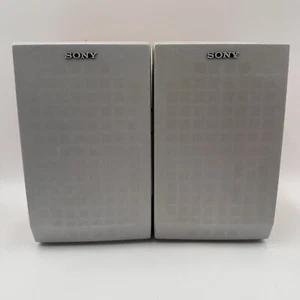 Sony Regallautsprecher Set (2) SS-CEP303 Holz & Silber funktionieren super *Video - Bild 1 von 9