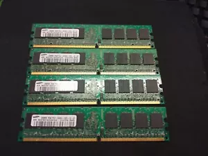 4x Samsung M378T3253FG0-CCC 256MB 1Rx8 PC2 3200U Desktop PC Memory RAM - Picture 1 of 2