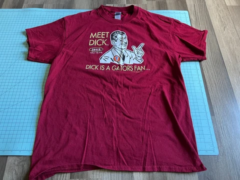 Florida State Seminoles Gators Don't Be A Dick T-Shirt Shirt Adult Large Cover