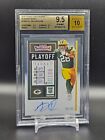 2020 Contenders Playoff Ticket On Card Variation Auto Aj Dillon Rc 99 Bgs 9.5 10