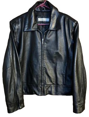 Excelled 2xl dig. Leather black womens jacket.  Incredible. - Image 1 of 4