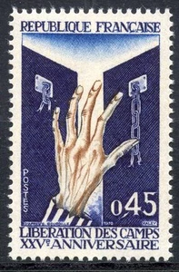 STAMP / TIMBRE FRANCE NEUF LUXE N° 1648 ** LIBERATION DES CAMPS DE CONCENTRATION - Photo 1/1