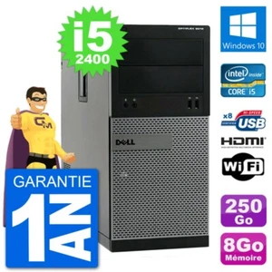 PC Dell 3010 MT i5-2400 RAM 8Go Disque Dur 250Go HDMI Windows 10 Wifi - Photo 1/3
