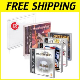 Crystal Clear CD Jewel Game Protectors - Pack of 25