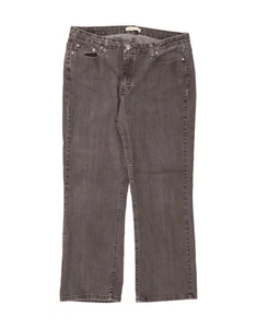 LEE Womens Straight Jeans US 16 2XL W36 L29 Grey Cotton CQ07 - Picture 1 of 3