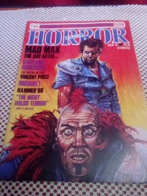 Halls of Horror Issue 29 Vintage Horror Magazine . Featuring Mad Max. VGC - Image 1 of 4