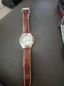 Vintage Swatch Irony Chronograph Swiss Four (4) Jewels Swiss Made Men's Watch - Picture 1 of 5