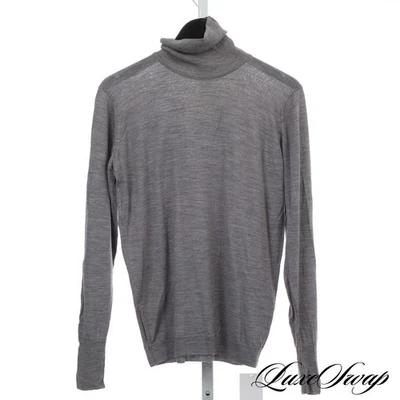 Suéter John Smedley Hecho en Inglaterra Acero Gris Mármol Delgado Cuello Alto Nuevo sin Etiquetas S  Foto 1 de 4