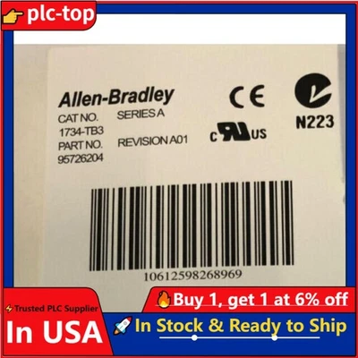 AB 1734-TB3 POINT I/O Module PLC  Sealed 1734TB3 US Free Tax - Image 1 of 4
