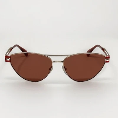 Gafas de sol Max & Co para mujer oro pálido triangulares MO0089 32G 56/14/140 marrón espejo Foto 1 de 4